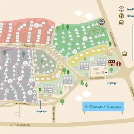 Ferienwohnpark Nurdachhaus Typ 8 Ndt 002 Сasa de vacaciones Immenstaad am Bodensee